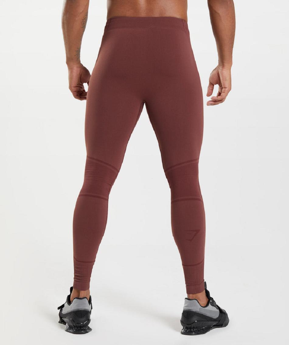 Gymshark 315 Seamless Muške Hulahopke Roze Smeđe Bordo | HR 2171AHK